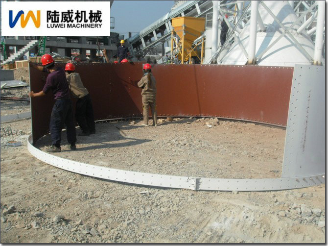 厦门陆威工程机械有限公司 专业外贸水泥筒仓、片装与组装式筒仓解决方案